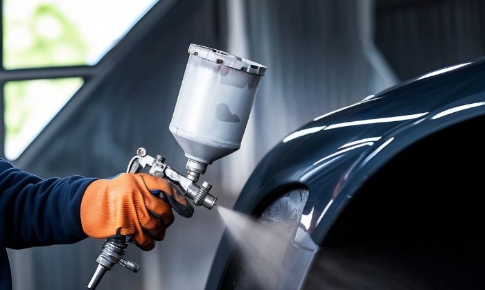 Certified Auto Body Shop painter Higgins Body and Paint