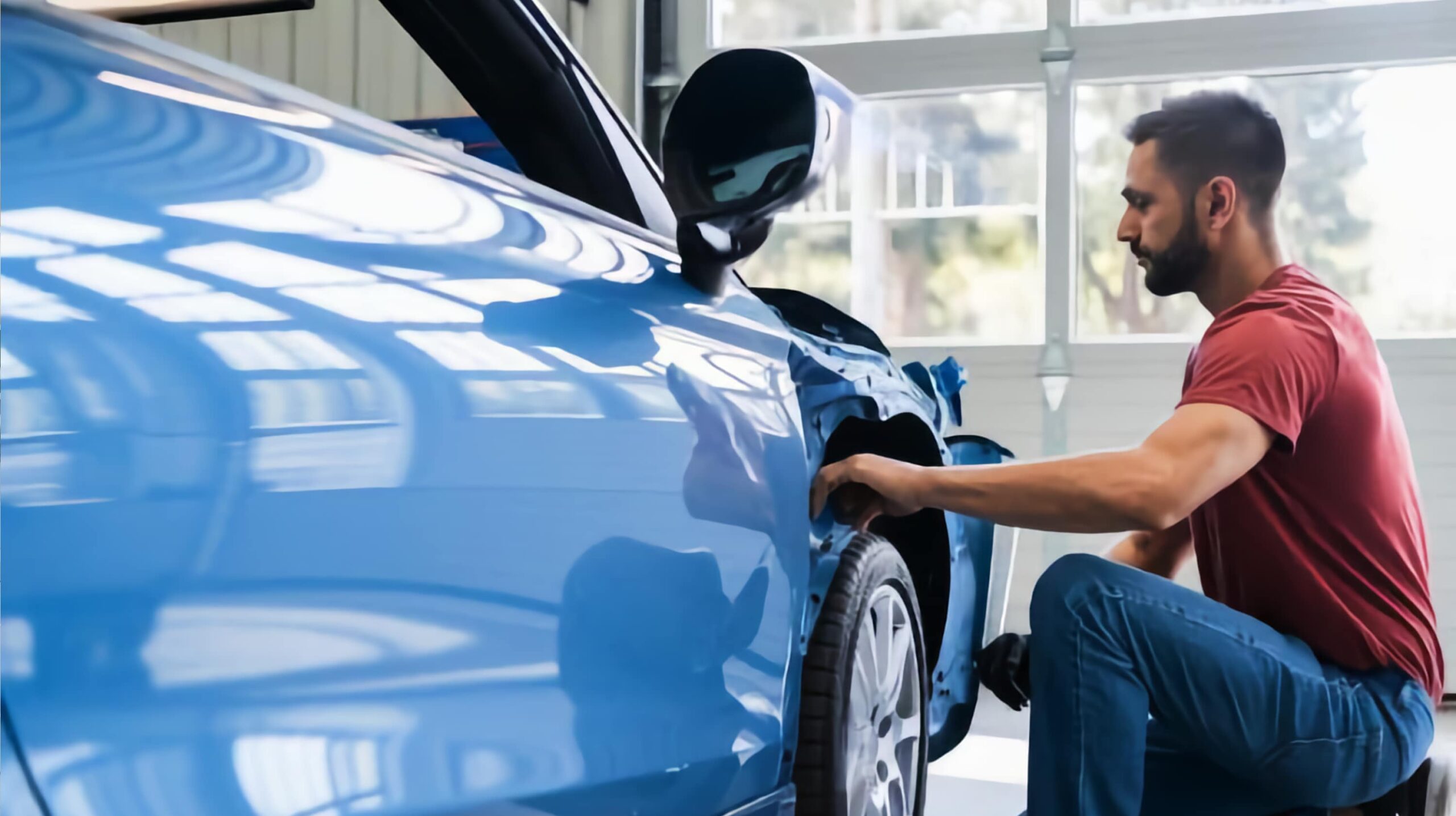 Certified Auto Body Shop tech at Higgins Paint and Body