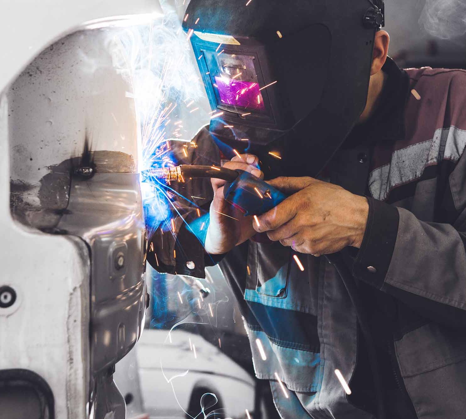 Auto Body Repair Auto Body Repair tech working