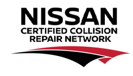 nissan certified collision repair logo