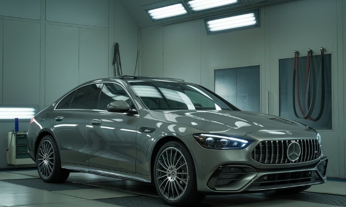 paint repair mercedes in booth paint repair mercedes in booth