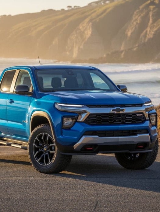 Chevrolet Certified Collision Repair chevy truck on beach