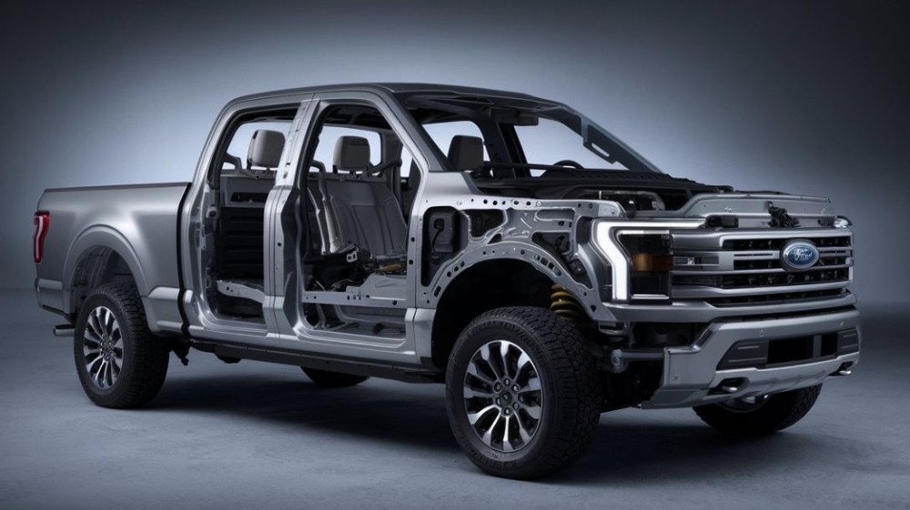 Aluminum Body Repair f150 frame cutaway